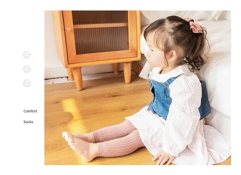 Girl Tights Spring Autumn Baby Pants Newborn Girls Leggings Soild Color Cotton Pants Kids Children Leggings Christmas gift