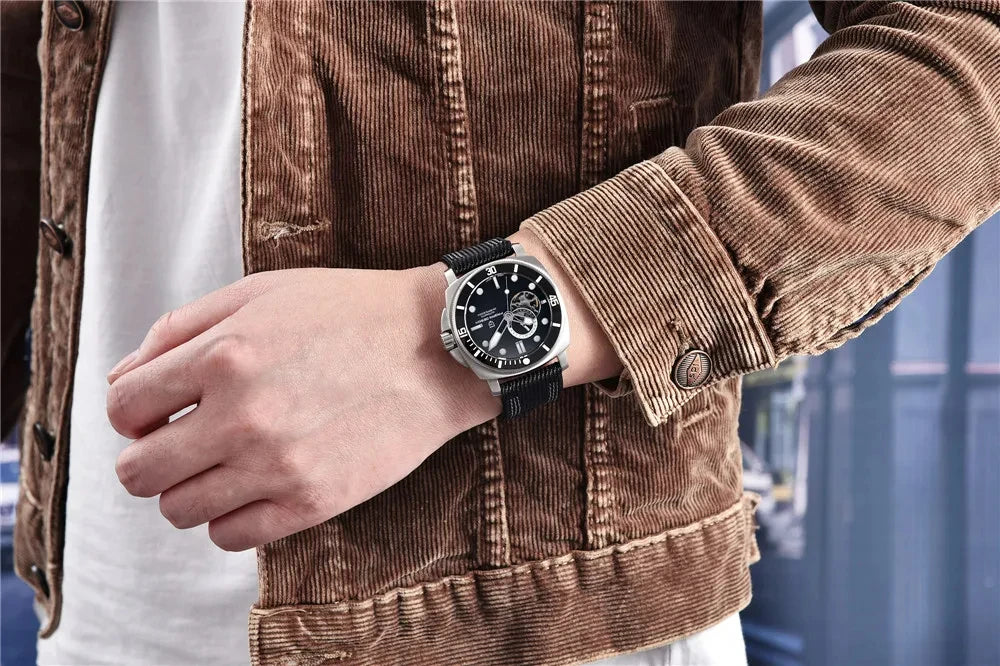 PAGANI DESIGN Men's Watches 2026 New Mechanical Automatic Watch For Men 200M Diving Top Brand Luxury Wristwatch Stainless Steel