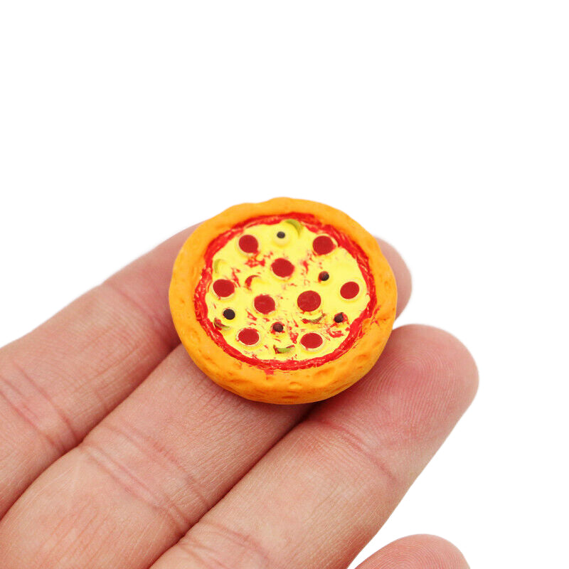 1Set 1:12 Dollhouse Miniature Pizza with Packing Box Model Kitchen Food Accessories For Doll House Decor Pretend Play Toys Gift