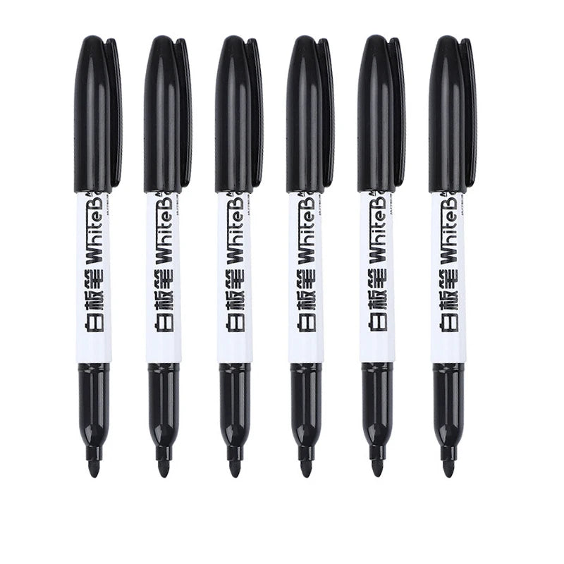 Whiteboard Marker Pen Easy To Wipe Quick Drying Water-based Marker Repetitive Erasable Black Red Blue for teacher school office