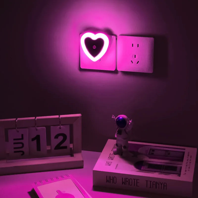 1pc LED Smart Night Light - Energy Efficient, Plug-in Indoor Lighting for Hallway, Bedroom, Kitchen, Stairway Perfect Gift