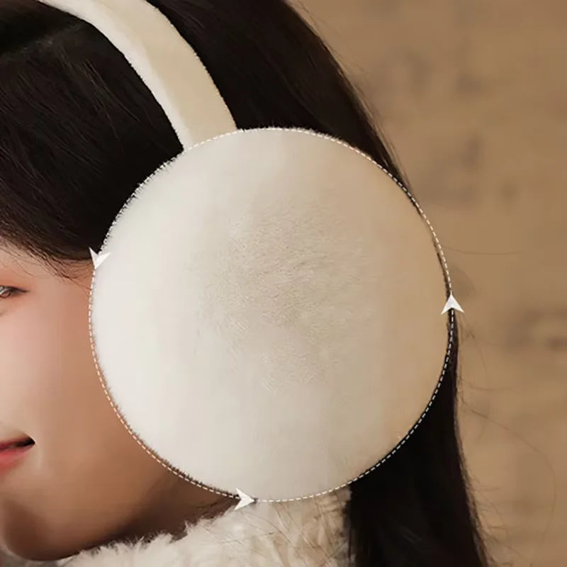 Winter Solid Soft Plush Earmuffs Unisex Fashion Outdoor Earflap Protection Ear-Muffs Warm Ear Cover for Men And Women
