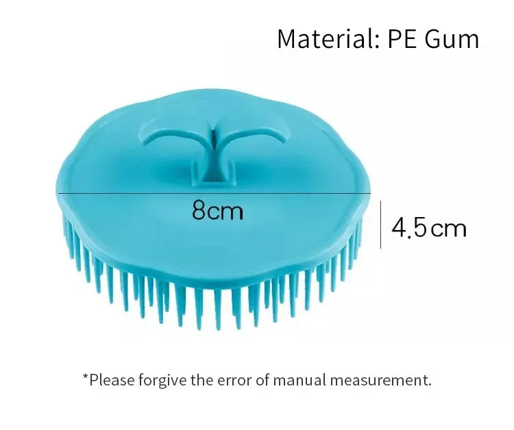 1pc Black Hair Comb Scalp Massagers Round Comb Men Shower Brush Hair Scalp Brush