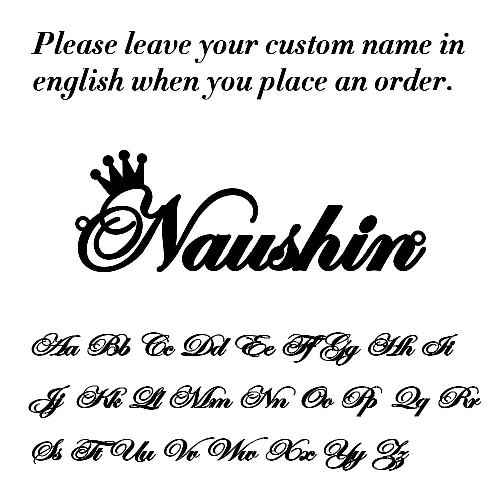 Custom Necklace Name Logo Personalized Pendant Nameplate Gift For Women Men Mother Couple Family Stainless Steel Chain Jewelry