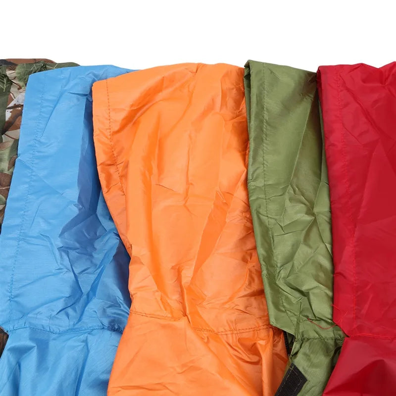 3 in 1 Waterproof Adult Long Raincoat Women Men Rain Coat Jacket Hooded Poncho for Outdoor Hiking Travel Fishing Rainwear Suit