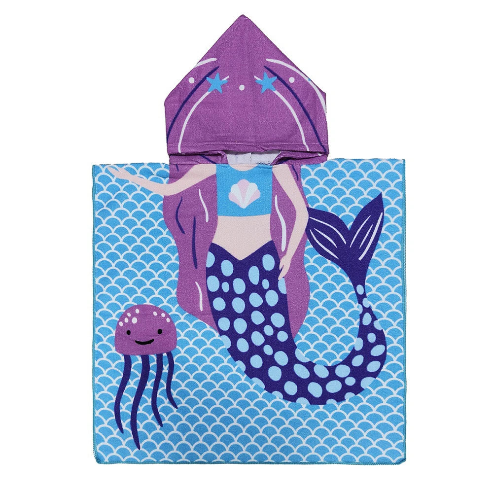 Unicorn Bathrobes for Children Baby Kids Cartoon Beach Towels Kids Bath Stuff Poncho Toddler Newborn Wrap Blanket Baby Bath Robe