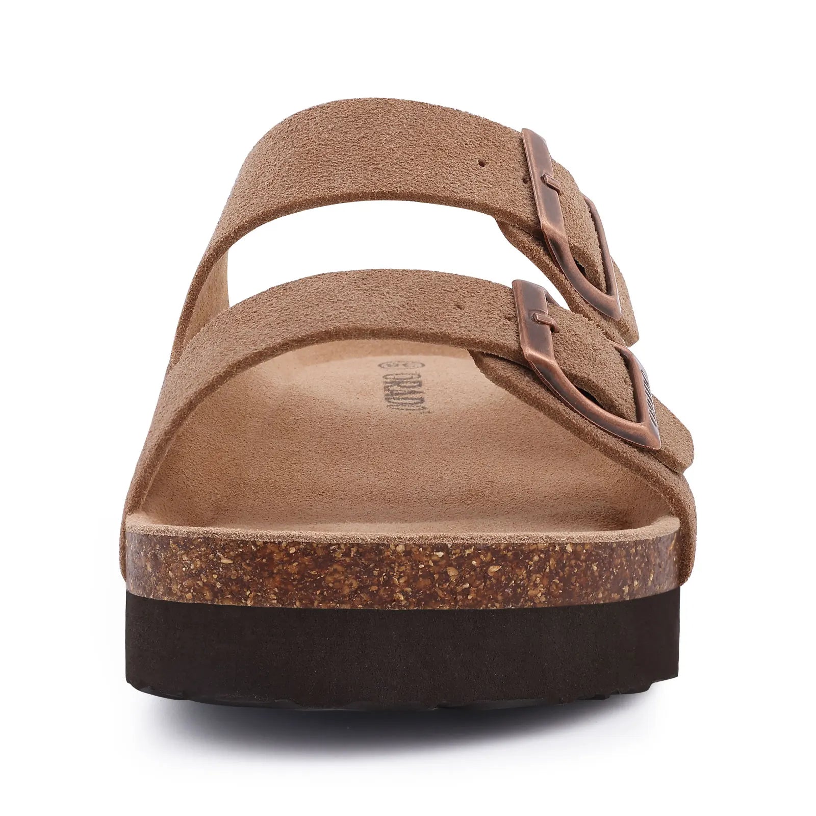 Kidmi Women's Genuine Suede Clogs Soft Footbed Leather Potato Shoes Comfort Slip On Clogs with Arch Support Fashion Home Slipper