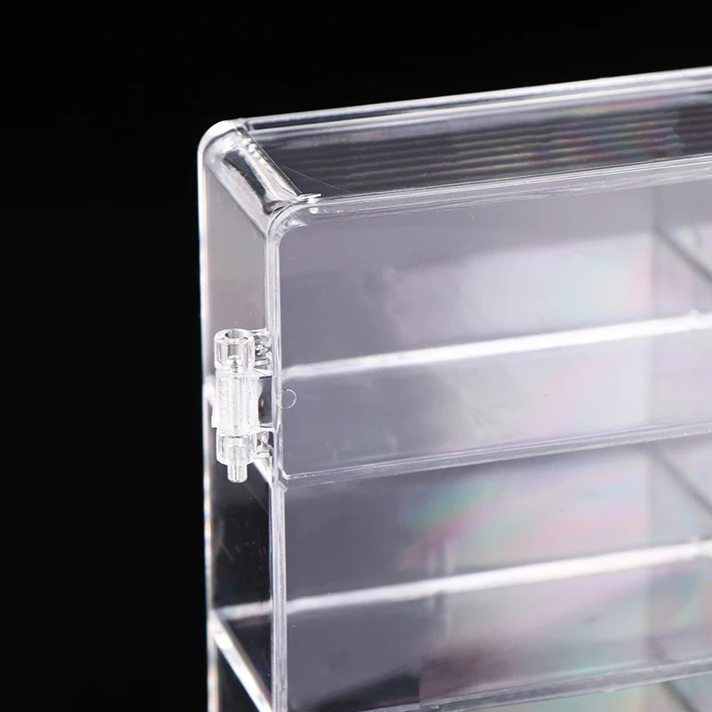 Acrylic Wheels Car Storage Box For Diecast 1/64 Storage Case Dustproof Educational Kid Boys Toys For Children Gift