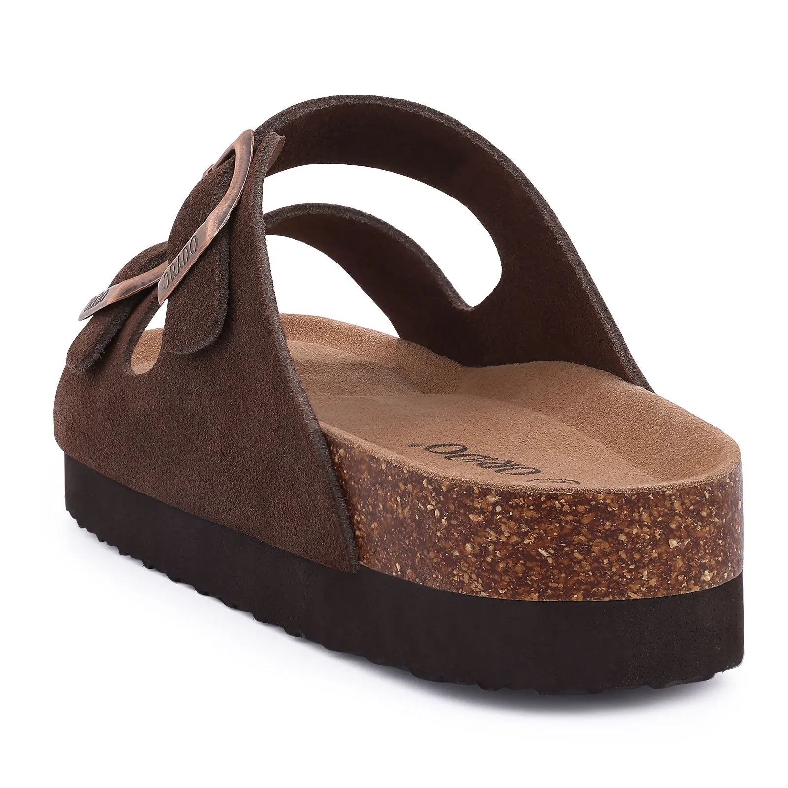Kidmi Women's Genuine Suede Clogs Soft Footbed Leather Potato Shoes Comfort Slip On Clogs with Arch Support Fashion Home Slipper