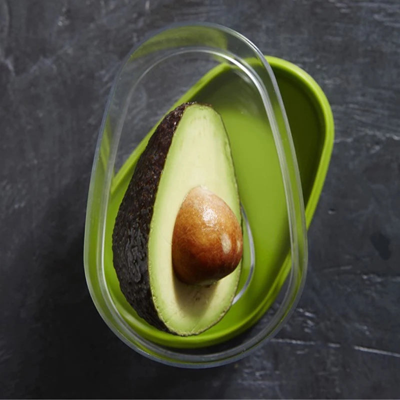 Avocado Food Storage Box Space Saver Plastic Fruit Container for Home Tool Kitchen Crisper Vegetable Organizer Bag