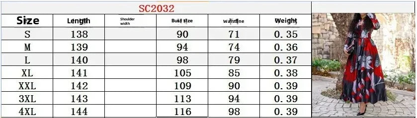 Retro Print Large Maxi Dress Women's Fashion Elegant Office Women's Long Dresses Spring Autumn Casual Long-sleeve Slim Vestidos