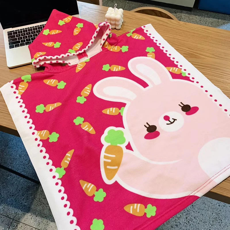 Unicorn Bathrobes for Children Baby Kids Cartoon Beach Towels Kids Bath Stuff Poncho Toddler Newborn Wrap Blanket Baby Bath Robe