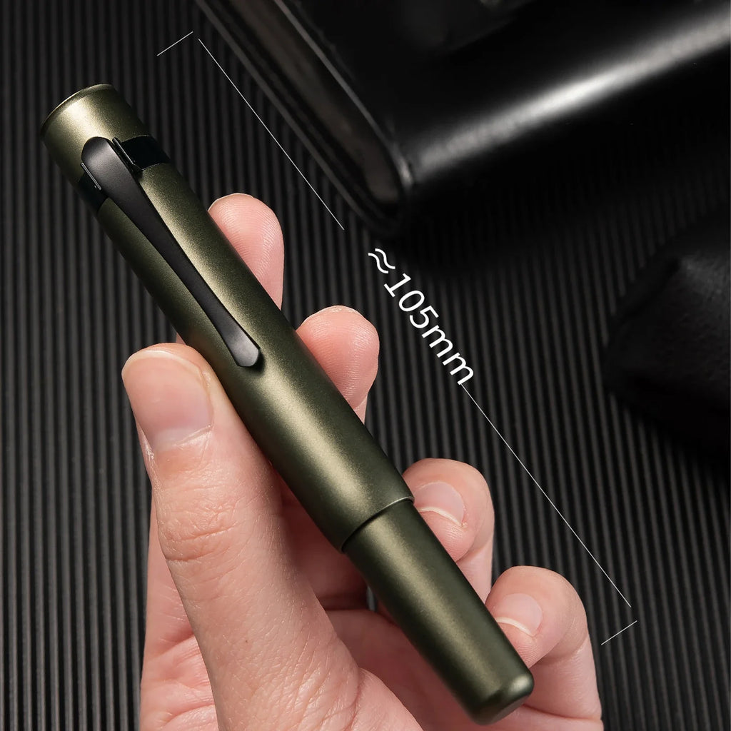 Hongdian M2 Fountain Pen Mini Black Forest Metaverse design EF F Nib School Office Supplies Writing Stationery High quality gift
