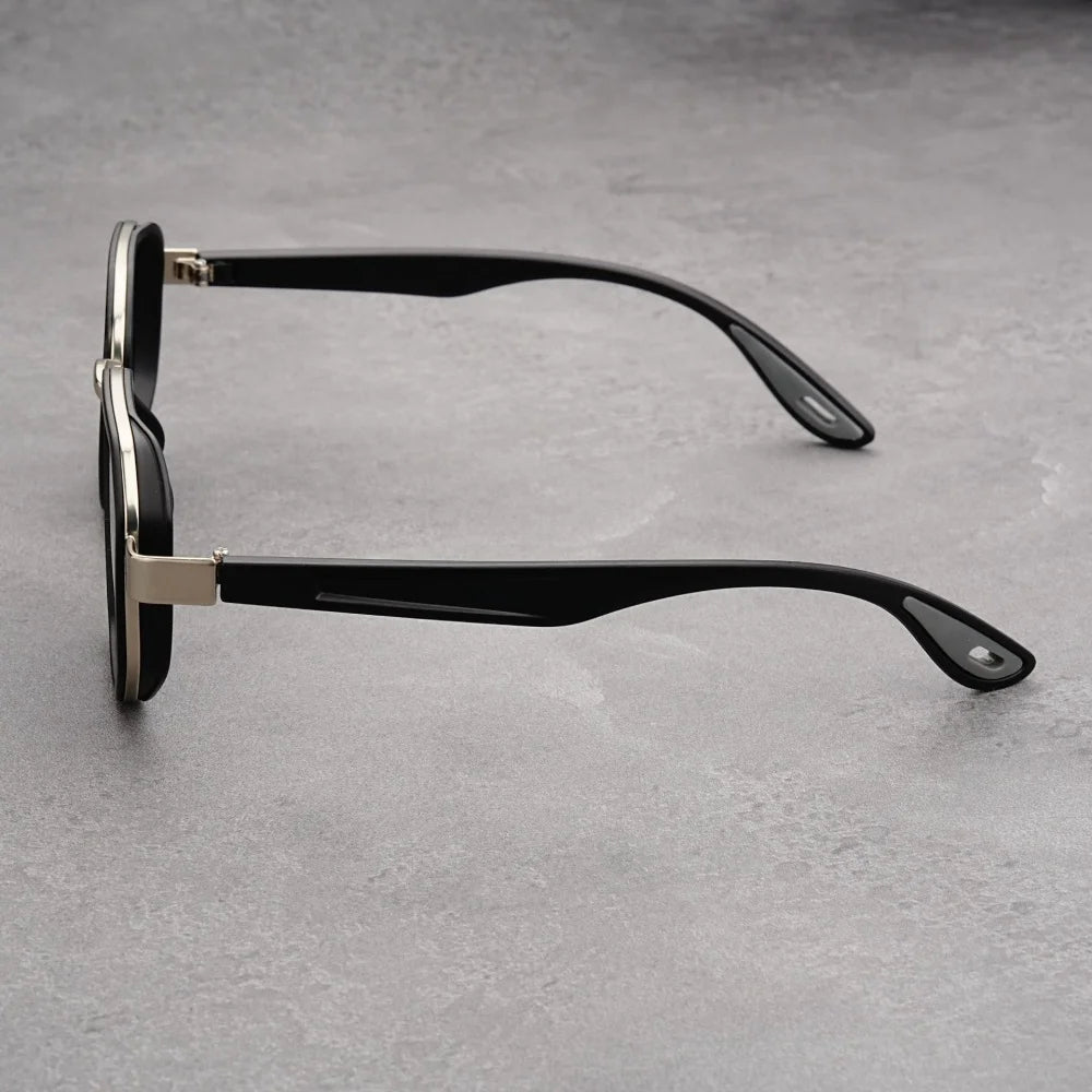 Designer  Vintage outdoor sunglasses Men Round Fashion Plastic Titanium High Quality Sun Glasses Man UV Protection glasses woman