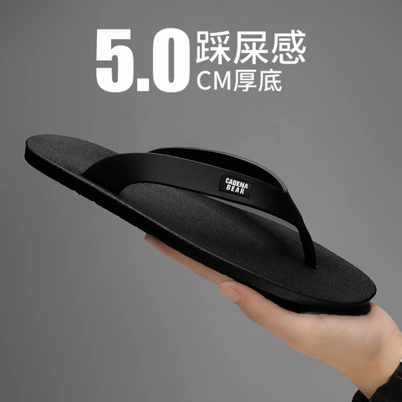 Mens Hot Sale Mixed Colors Flip Flop Summer Men's Waterproof Shoes New Male Anti-Slip Slippers Outdoor Men Light Beach Sandals