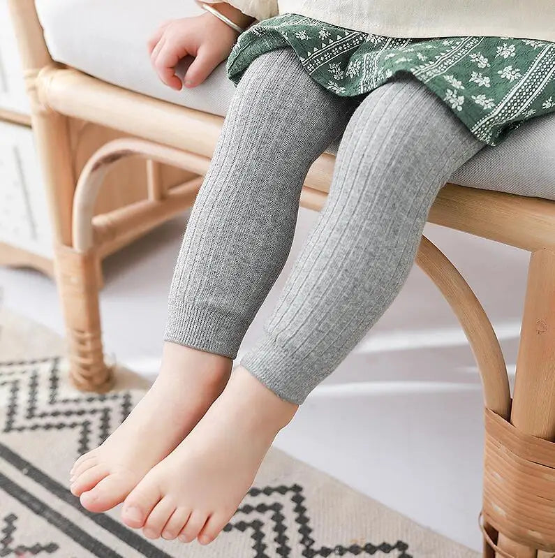 Girl Tights Spring Autumn Baby Pants Newborn Girls Leggings Soild Color Cotton Pants Kids Children Leggings Christmas gift