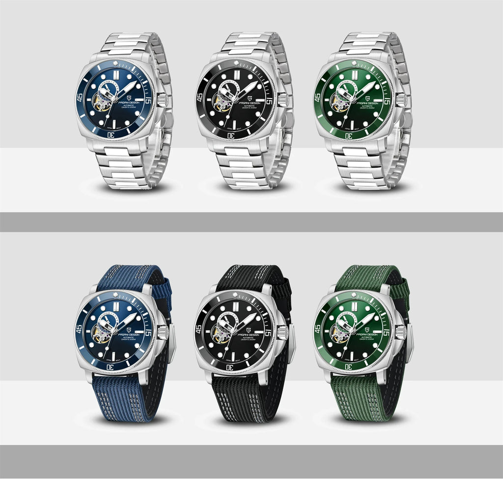 PAGANI DESIGN Men's Watches 2026 New Mechanical Automatic Watch For Men 200M Diving Top Brand Luxury Wristwatch Stainless Steel
