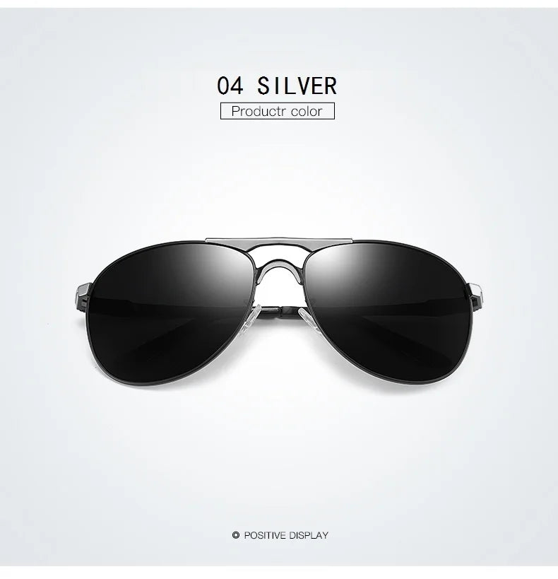Classic Men And Women Polarized Sunglasses Fashion Metal Pilot Driving Fishing Sun Glasses Man Vintage Sunglass Eyeglasses