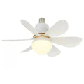LED Ceiling Fan Light E27 with Remote Control for Dimming, Suitable for Living Room, Study, Household Use, 85-265V