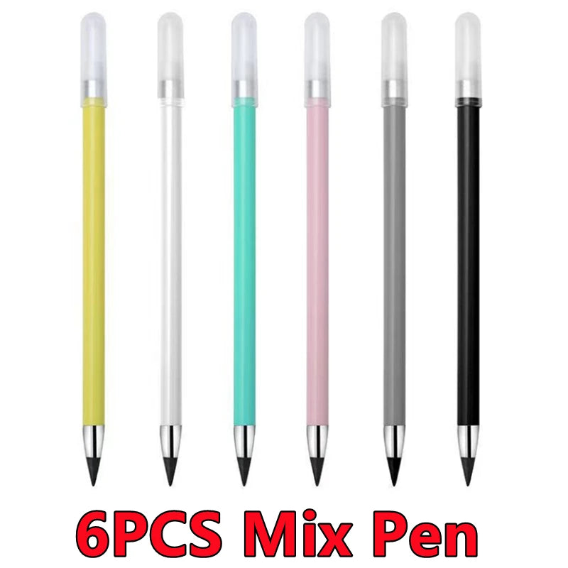 New Infinity Pencil Inkless Forever Pencil Reusable Everlasting Pencil for Writing Drawing Stationery Office Student School Gift