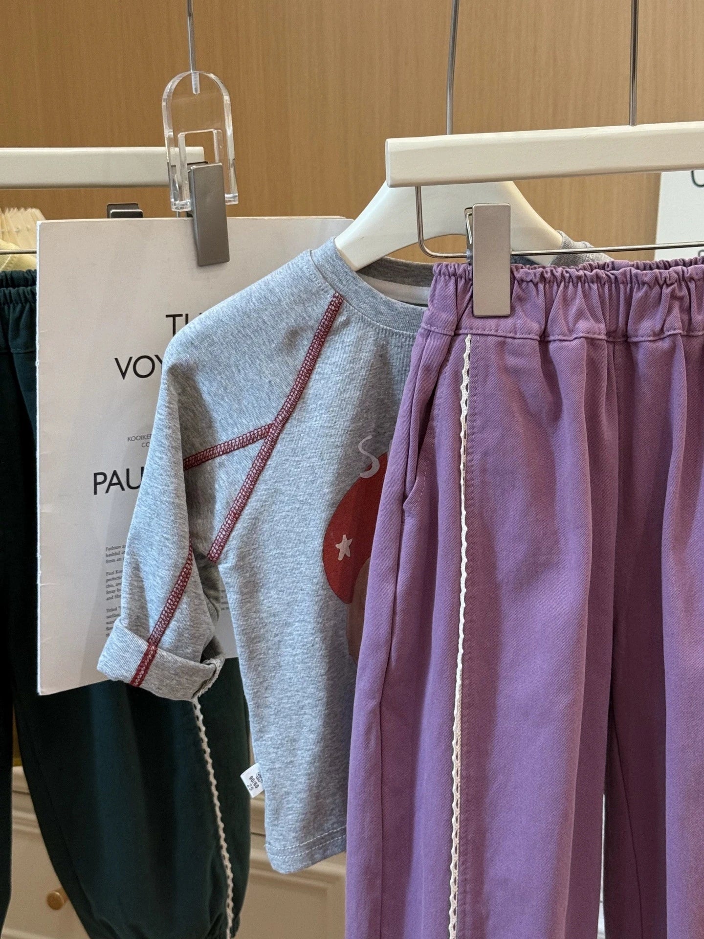 Girls Warm Pant 2026 Spring Autumn and Winter New Korean Children Girls Elegant Lace Loose Casual Tight Pants