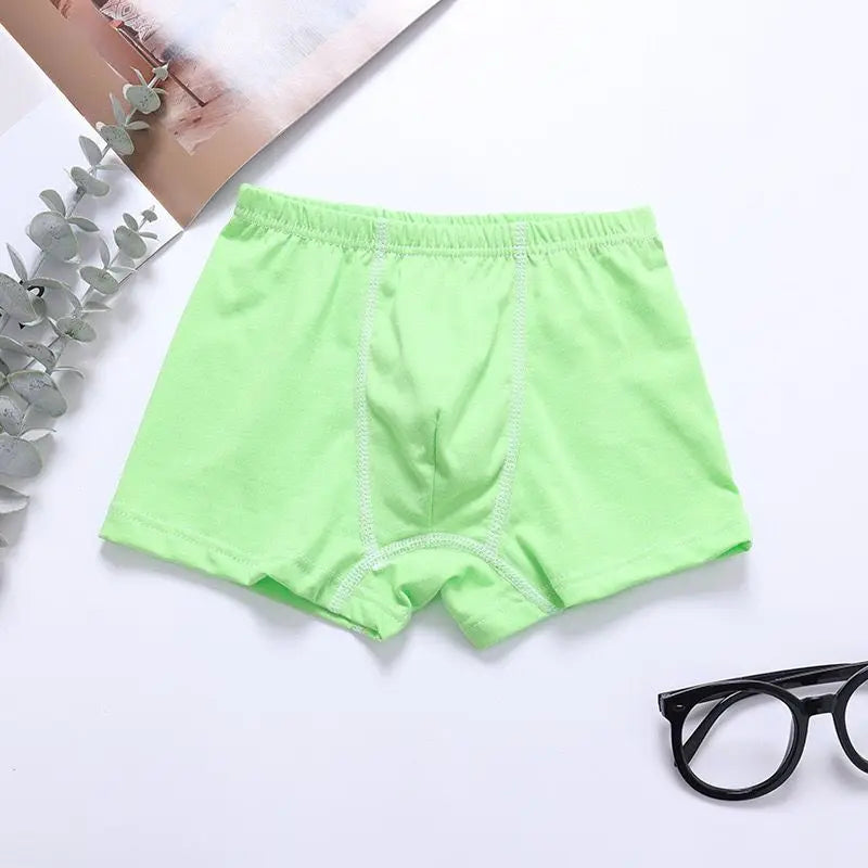6pc Boys Boxer Solid Underwear Baby Panties Briefs Kids Panties for Children 2-10Years