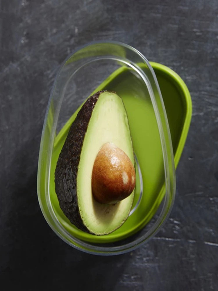 Avocado Food Storage Box Space Saver Plastic Fruit Container for Home Tool Kitchen Crisper Vegetable Organizer Bag