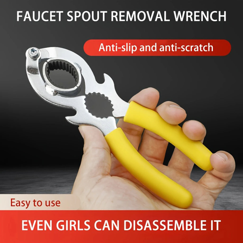 Faucet Bubbler Wrench Installing Tool for Kitchen Sink Bathroom Aerator Dish Basin Sink Nozzle Removal Tool Installation Repair