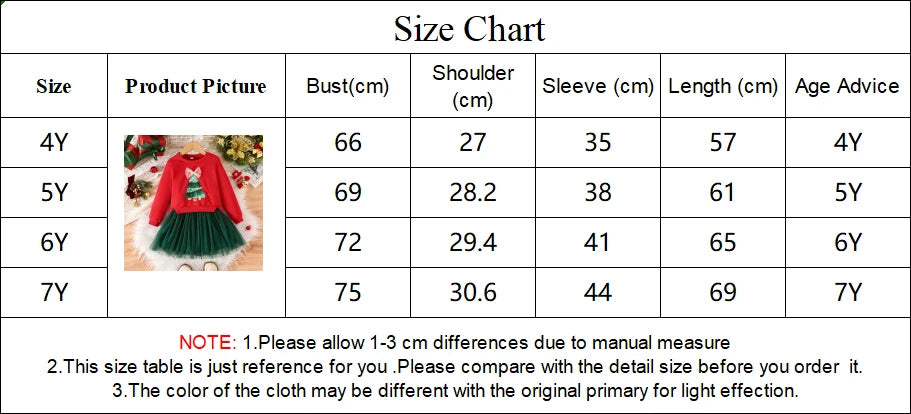 4-7Y Kids Christmas Dresses For Girls Bow Green Xmas Tree Hoodies Dress For New Year Kids Girl Evening Dress Festival Clothing