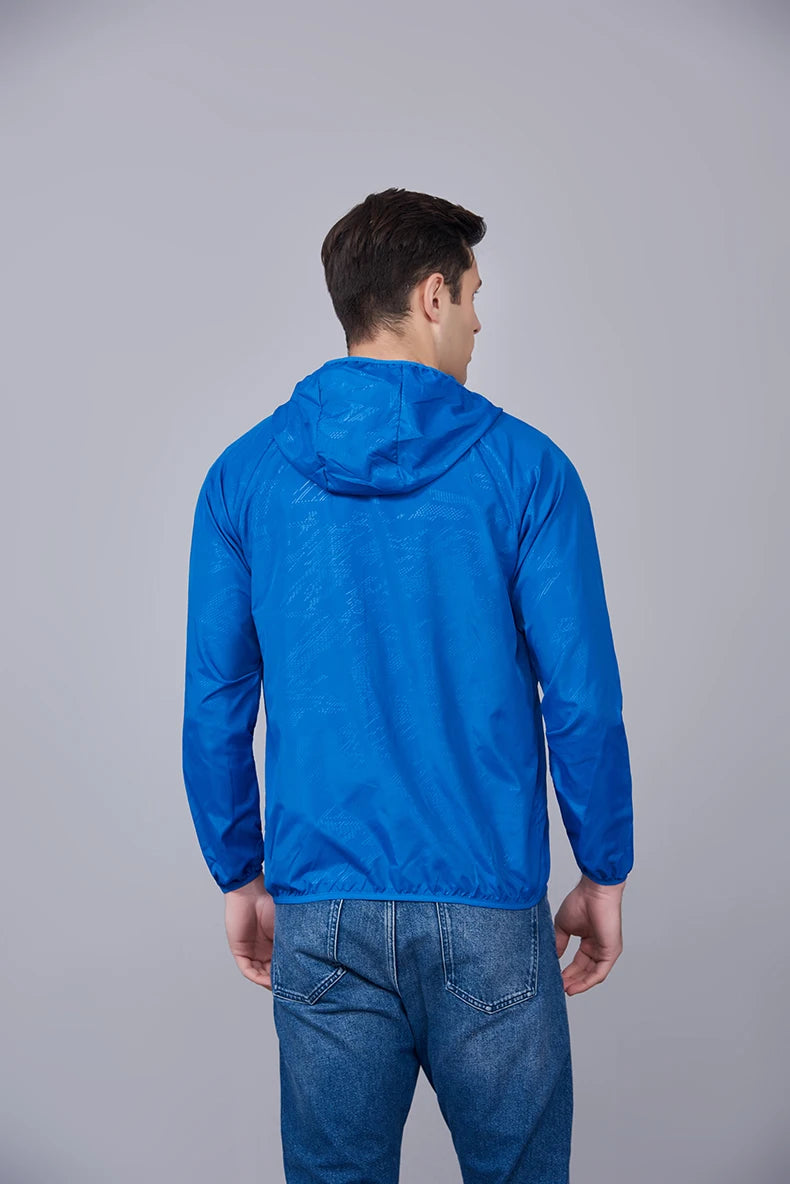 LNGXO Men Women Waterproof Jacket Quick Dry Hiking Camping Windbreaker Unisex Trekking Fishing Rain Coat Outdoor Anti UV Clothes