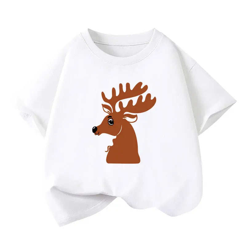 Girls Summer T Shirts 2025 Cotton Graphic Tees for Baby Short-sleeve Kids Tops Toddler Children Shirts Boys T-Shirt