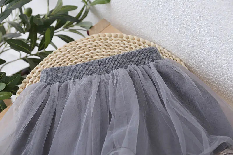 Girls Skirt-leggings Spring Autumn Mesh Skirt Pants for Kids Warm Winter Lace Children Leggings Toddler Trousers Baby Tights