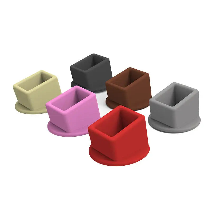 1/2pcs Car Belt Buckle Holder Made Of Eco-Friendly Silicone & Children Can Safe Touch Seat belt slot fastener