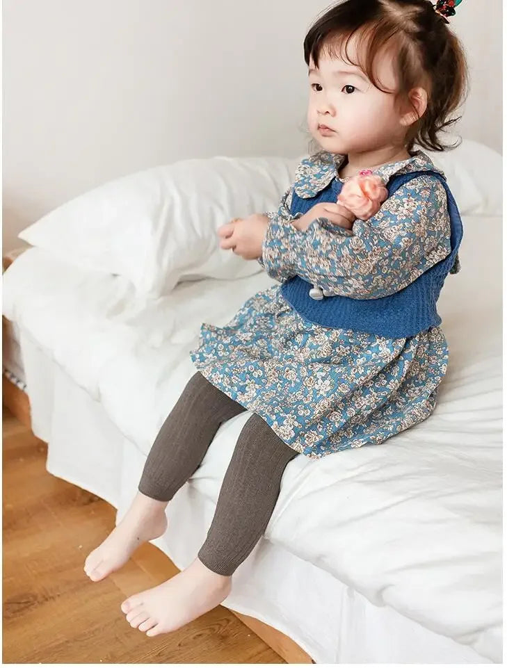 Girl Tights Spring Autumn Baby Pants Newborn Girls Leggings Soild Color Cotton Pants Kids Children Leggings Christmas gift