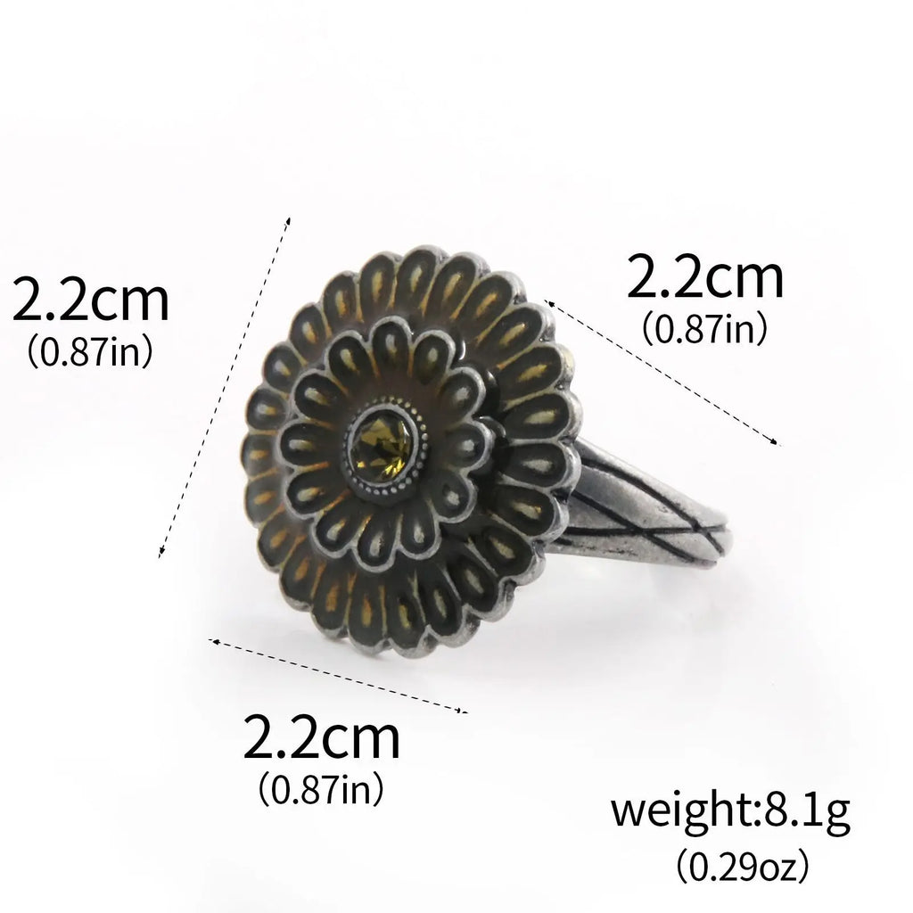 Game Dark Souls Series Men Rings Havel's Demon's Scar Chloranthy Badge Adjustable Ring Male Fans Cosplay Jewelry Accessories