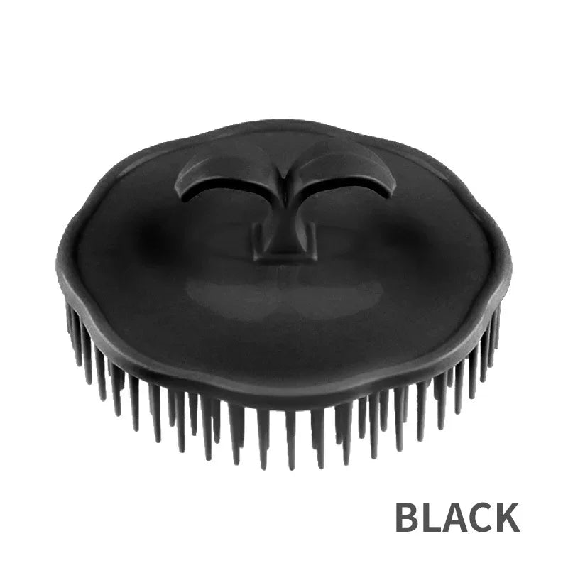1pc Black Hair Comb Scalp Massagers Round Comb Men Shower Brush Hair Scalp Brush