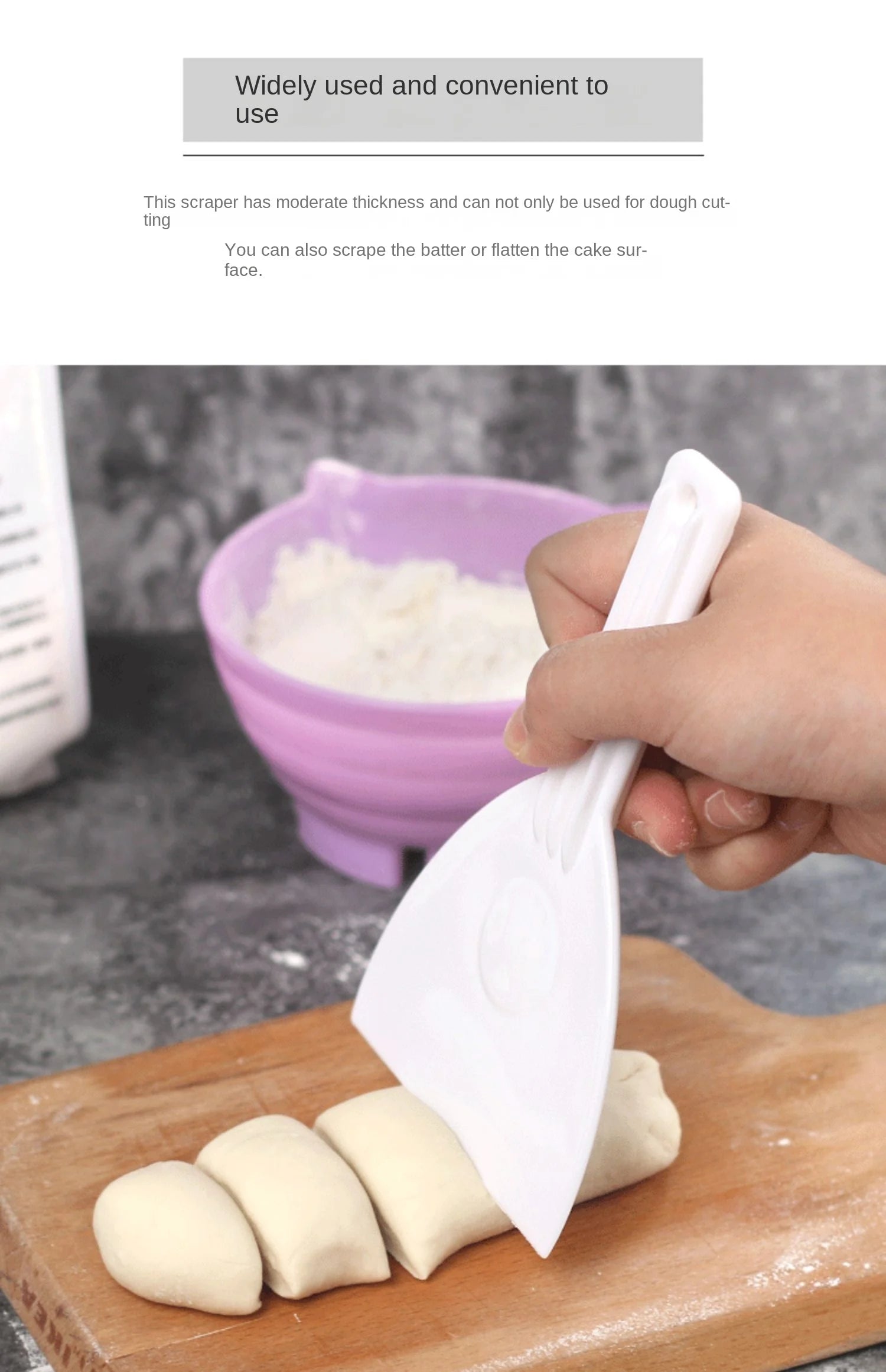 Cake knife Plastic Scraper Butter Dough Cutter DIY Baking Kitchen Tools soft-scratch boards chocolate shovel tri-angle