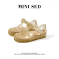 Girls' and boys' sandals, children's Roman shoes, jelly children's shoes, perforated shoes, beach sandals, jelly shoes