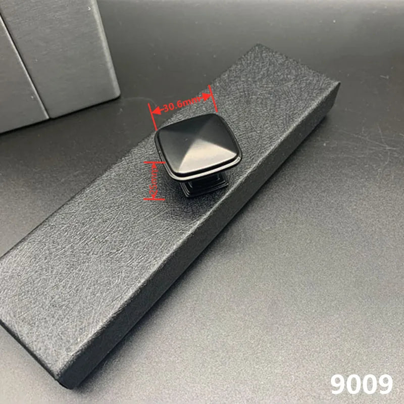 VARMSTUGA American Simple Black Aluminum Alloy Kitchen Cabinet Door Knobs and Handles Drawer Pulls Furniture Handle Hardware