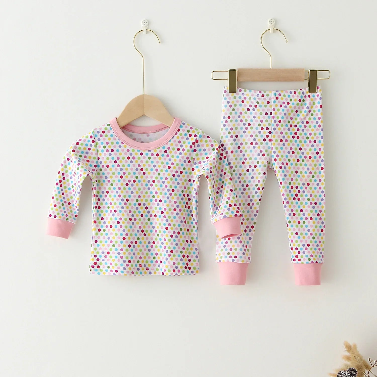 Children Pajamas Set Baby Suit Kids Clothes Toddler Boys Girls Clothing Soft Cotton Kids Tops Shirts Pants Home Kids Pajama