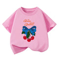 Girls Summer T Shirts 2025 Cotton Graphic Tees for Baby Short-sleeve Kids Tops Toddler Children Shirts Boys T-Shirt