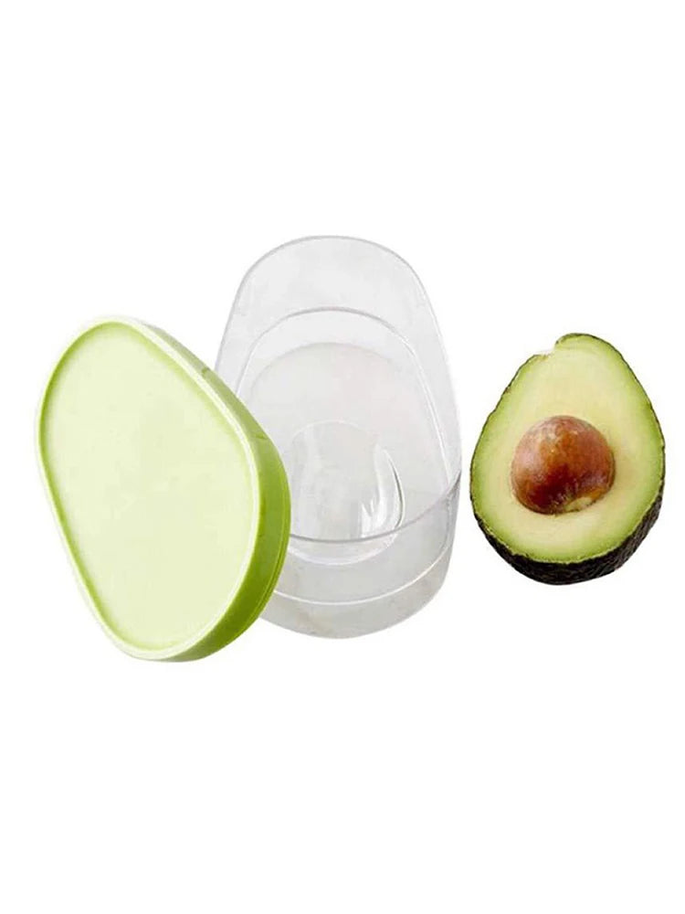 Avocado Food Storage Box Space Saver Plastic Fruit Container for Home Tool Kitchen Crisper Vegetable Organizer Bag