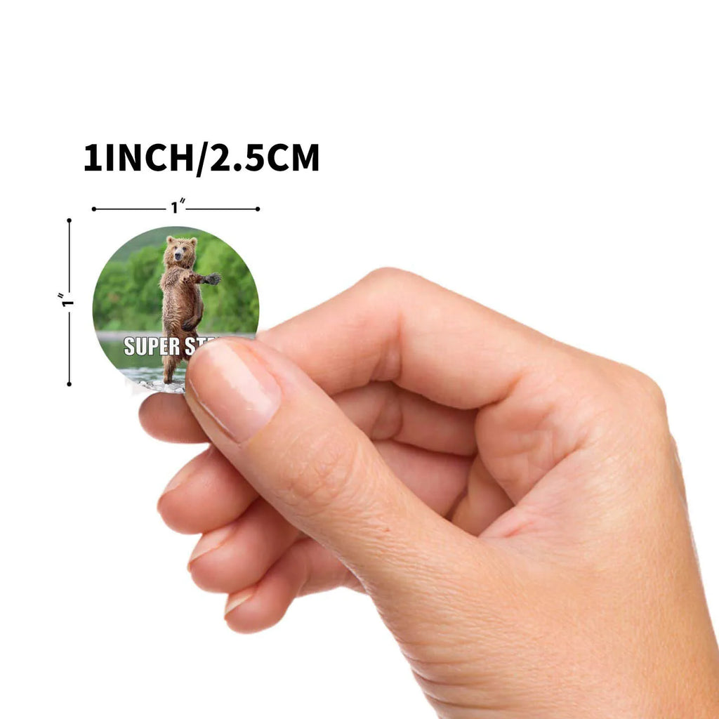 500Pcs Reward Stickers Motivational Stickers Roll for School Reward Students Teachers Cute Animals Stickers Labels