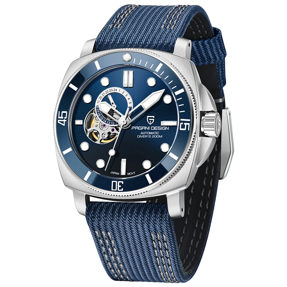 PAGANI DESIGN Men's Watches 2026 New Mechanical Automatic Watch For Men 200M Diving Top Brand Luxury Wristwatch Stainless Steel