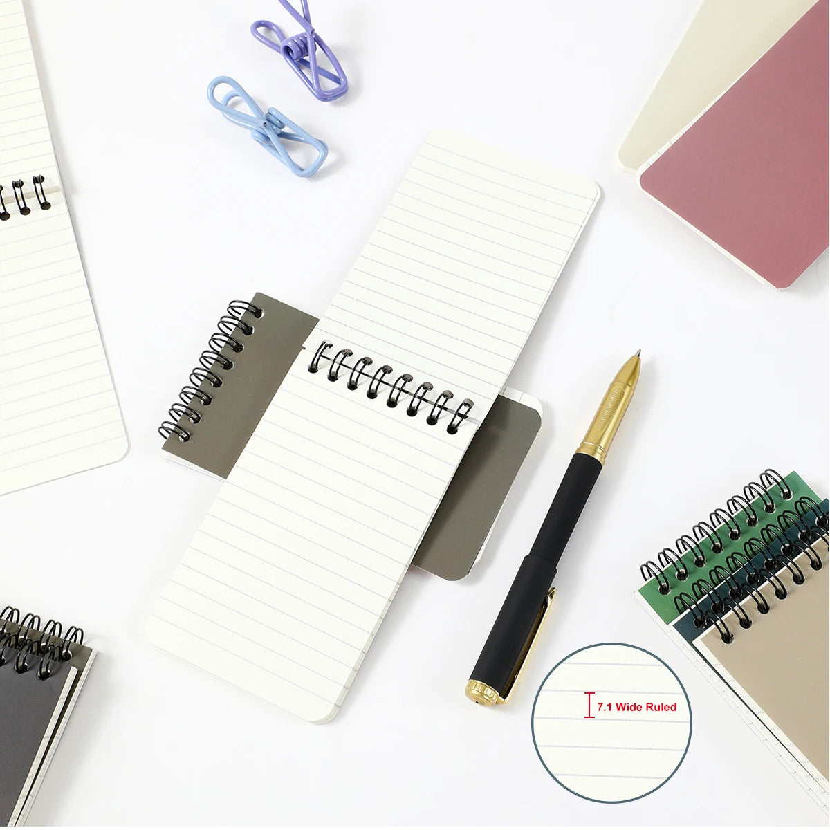 8/16pcs Pocket Notebooks Small 3x5 Spiral Notepads With Lined Pages  Mini Note Pads at Work or School