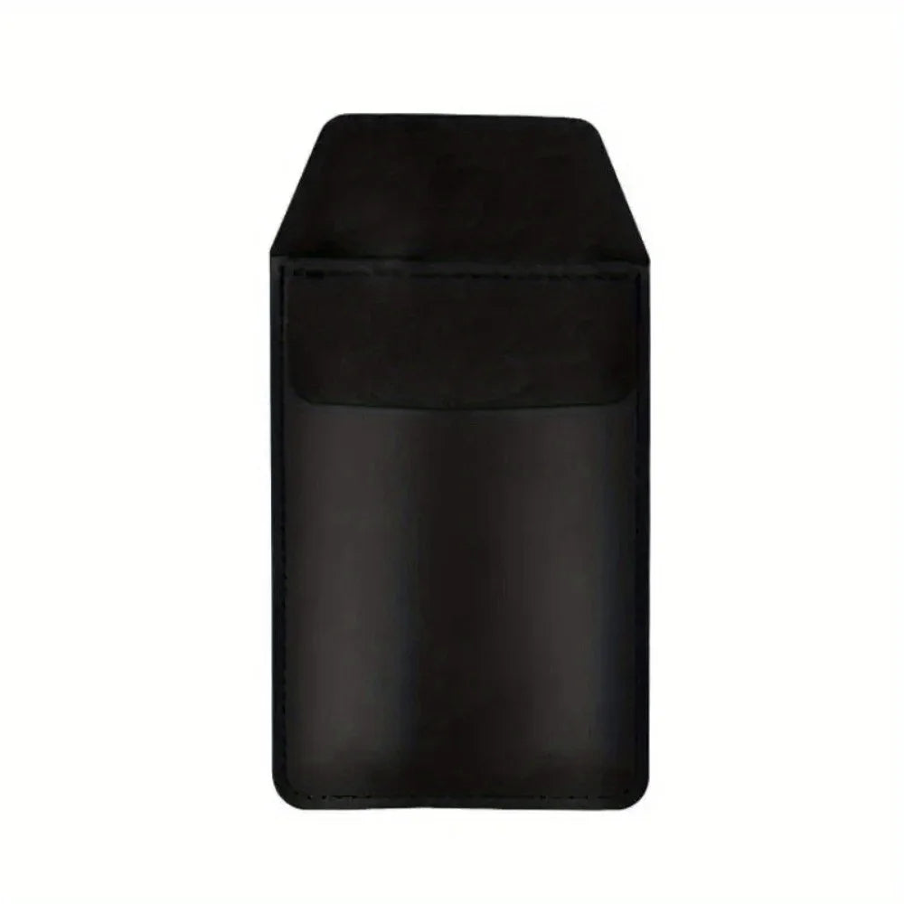 1PC Pocket Protector Leather Pen Pouch Holder Organizer Handmade Pencil Pocket Holder for Lab Coat Shirt Note School Office