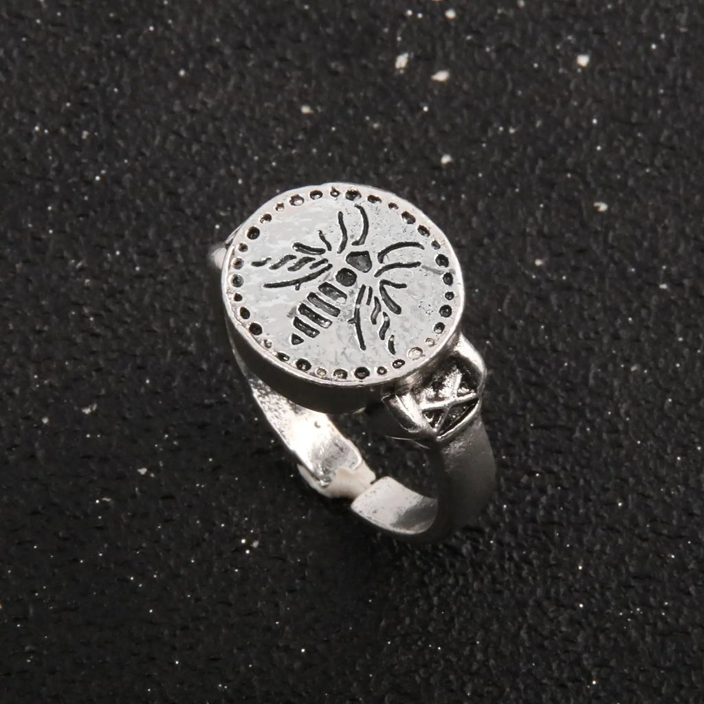 Game Dark Souls Series Men Rings Havel's Demon's Scar Chloranthy Badge Adjustable Ring Male Fans Cosplay Jewelry Accessories