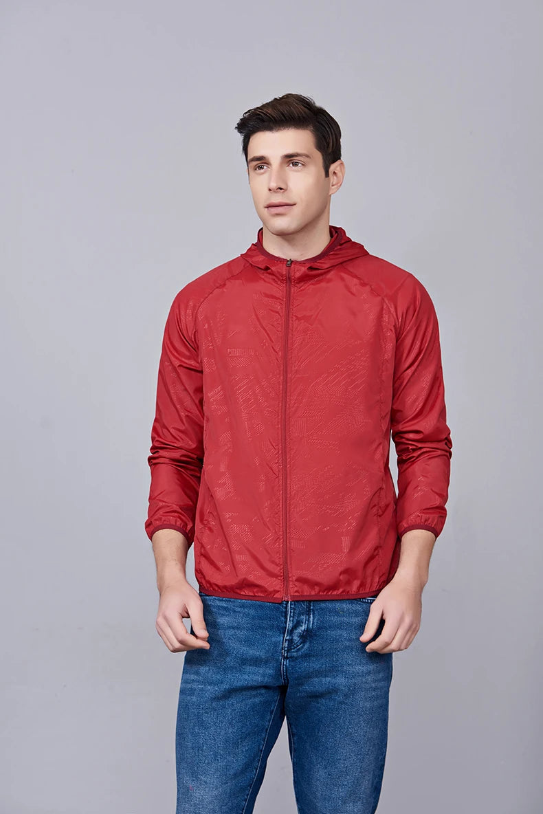 LNGXO Men Women Waterproof Jacket Quick Dry Hiking Camping Windbreaker Unisex Trekking Fishing Rain Coat Outdoor Anti UV Clothes