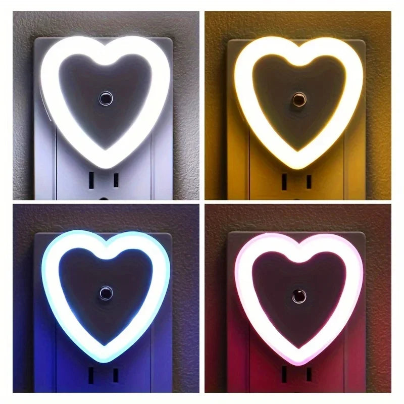 1pc LED Smart Night Light - Energy Efficient, Plug-in Indoor Lighting for Hallway, Bedroom, Kitchen, Stairway Perfect Gift