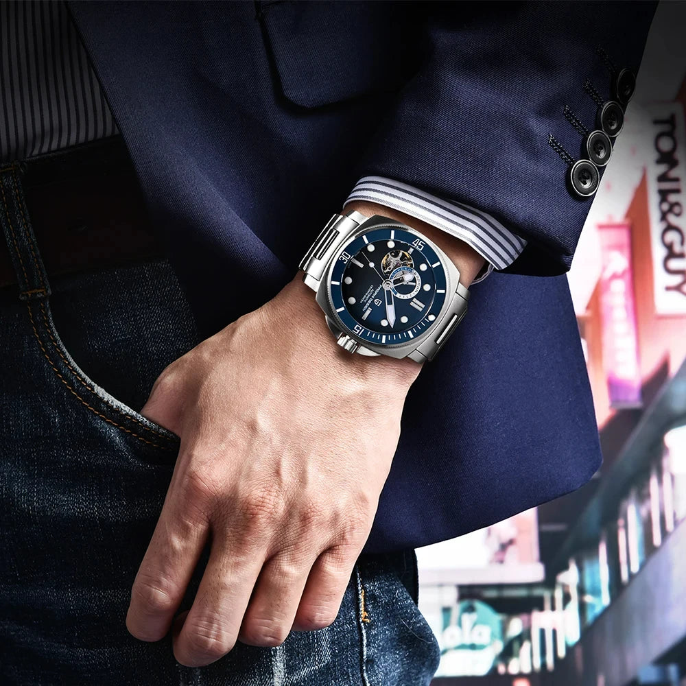 PAGANI DESIGN Men's Watches 2026 New Mechanical Automatic Watch For Men 200M Diving Top Brand Luxury Wristwatch Stainless Steel